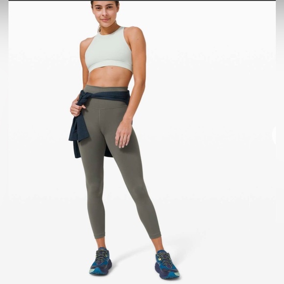 Lululemon | Wunder Train High-Rise Tight 25" | Grey Sage |‎ Women’s Size 8 - Picture 1 of 12